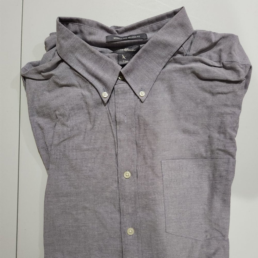 Eddie Bauer T2XL Men's Long Sleeve Dress Shirt